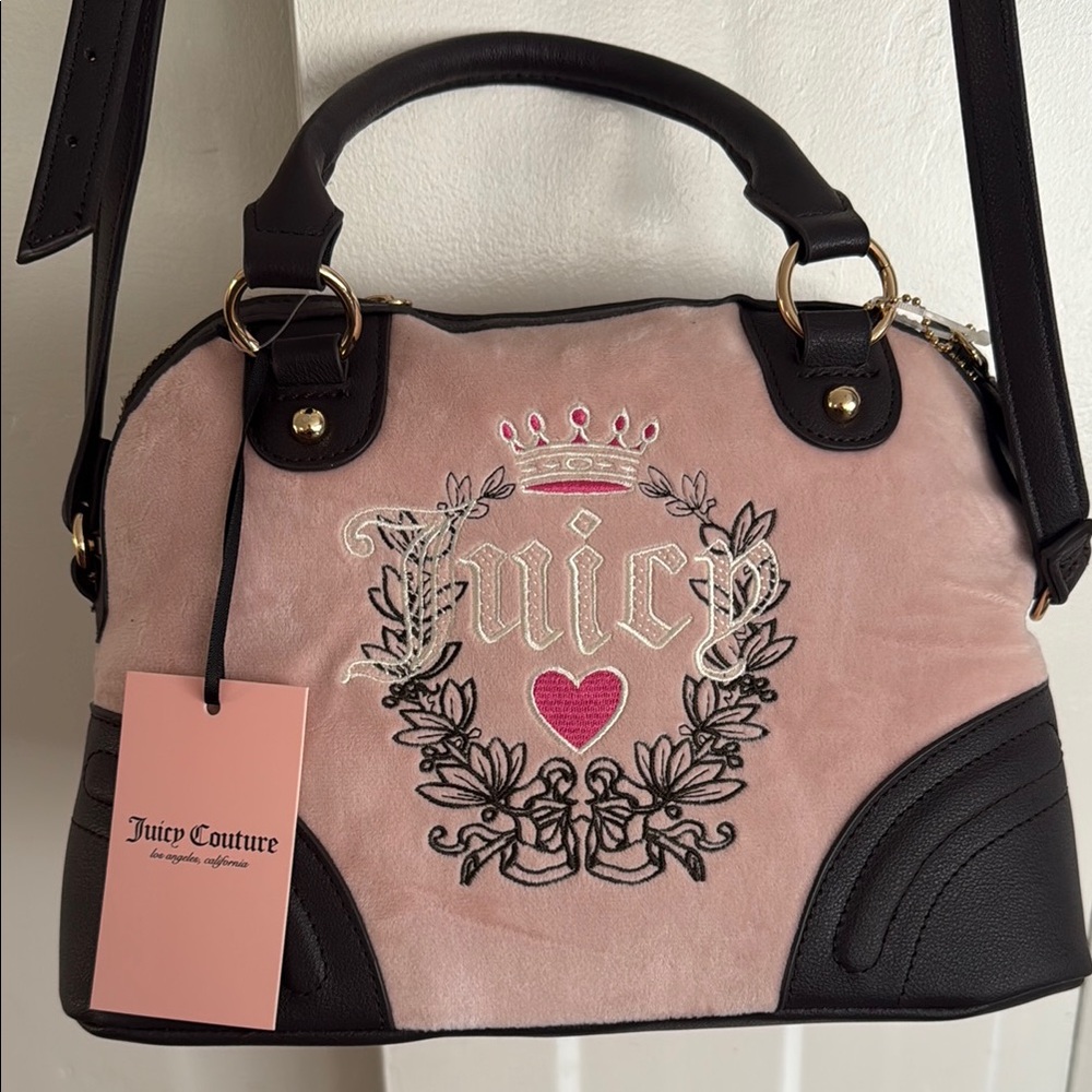 Juicy Couture Pink and Chocolate brown Women's Bag *NEW*